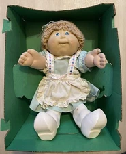 Vintage 1985 Cabbage Patch Kids Holland Dutch World Traveler W/ Replacement Box
