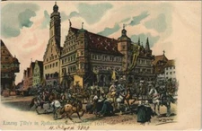 CPA AK Rothenburg Einzug Tillys GERMANY (1077323)