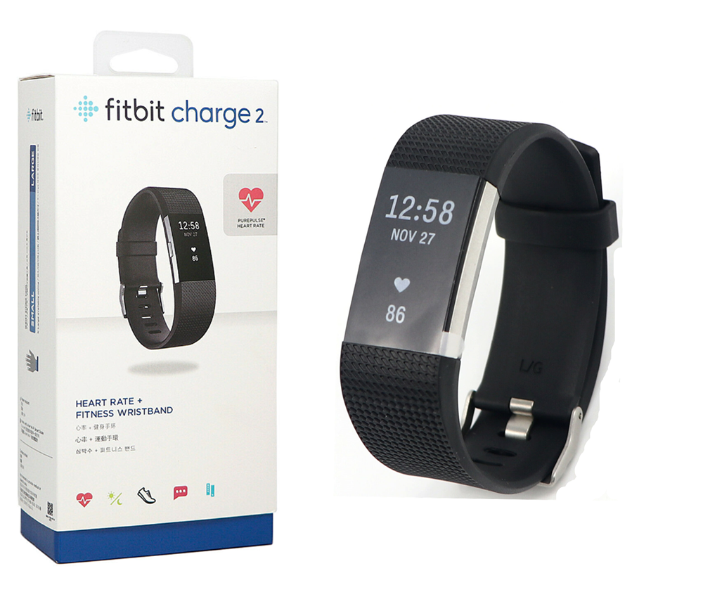 Fitbit Charge 2 Activity Tracker - Black (FB407SBKL) | eBay