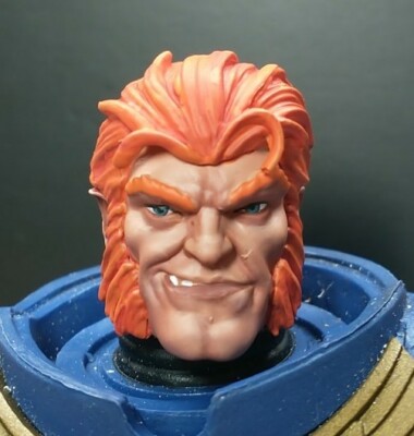 HEAD ONLY Custom Painted Mcfarlane Toys Space Marine Wolf Head Warhammer 40k