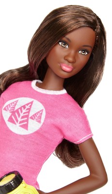 barbie camping fun aa african american hiker