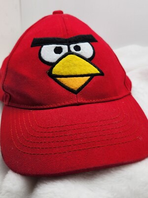 Angry Birds Adjustable Red  Baseball Cap/Trucker Hat