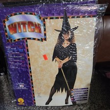 Witch Costume Adult Standard One Size Halloween Dress-up
