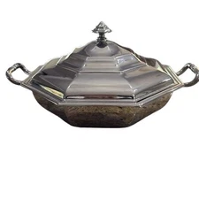 Jean Couzon Made In France Octogan Serving Dish with lid