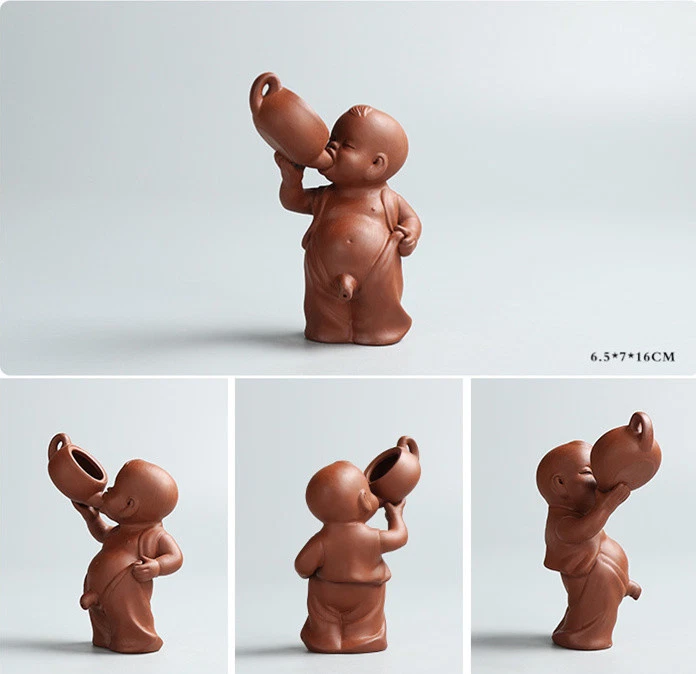 Смешной чай домашних животных Pee кукла творческий дом украшение Zisha фиолетовый глины чая играть детей - Изображение 3 из 4