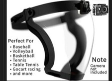 Full sports face guard Racquetball protective mask respiratory shield POV Camara