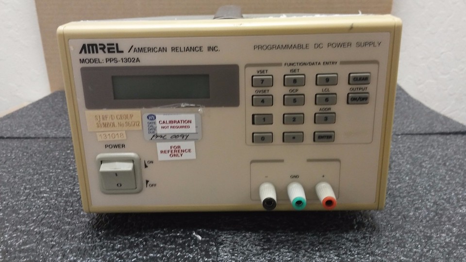 AMREL AMERICAN RELIANCE INC PPS-1302A Programmable DC Power Supply | eBay