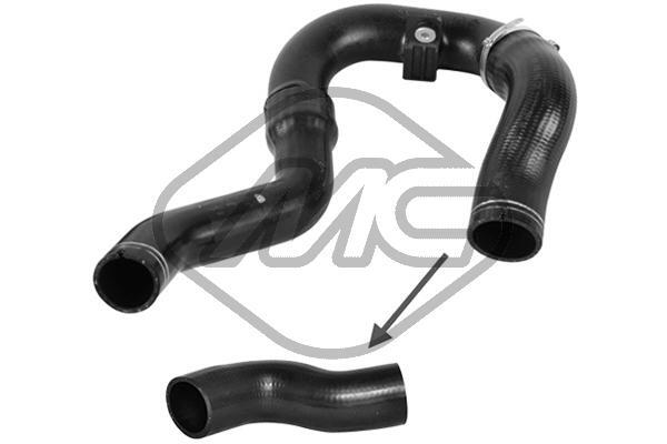 Metalcaucho Ladeluftschlauch FüR Fiat Doblo Kasten/Kombi 1.3 D Multijet-image