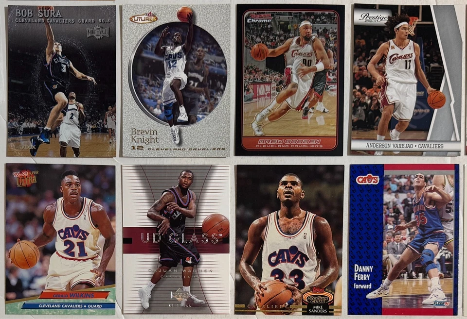 Lote de 30 tarjetas coleccionables de baloncesto Cleveland Cavaliers All-Stars y más Foto 4 de 4