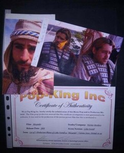 ALEXANDER COLIN FARREL MOVIE PROP SCREEN USED WORN ORIGINAL PRODUCTION POLAROID