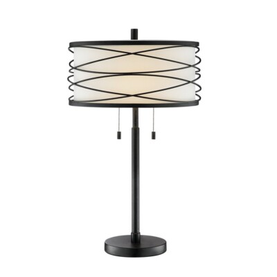 Lite Source LS-23125 Lumiere 2 Light 28'' Tall Buffet Table Lamp - Bronze 