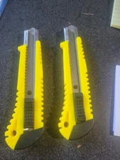 2 Pack New Utility Knife - Box Cutter Industrial Strength  