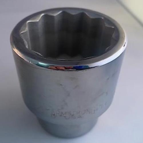 Armstrong 14-156 1" Drive 1-3/4" 12pt. Heavy Duty Chrome Socket Made In USA - Picture 1 of 1