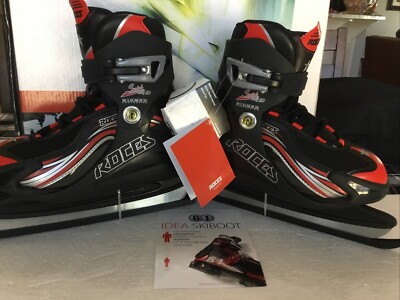 Roces Swish Boy 1.0/Biomex Protection/Adjustable Size/Size Warp/NIB Ice Skates