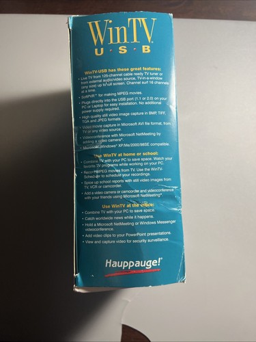 WinTV USB Model 602 by Hauppauge - Picture 8 of 10