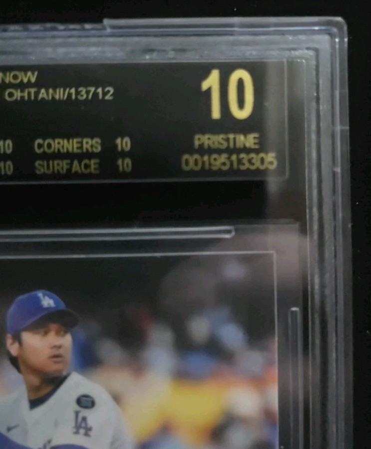 2025 TOPPS NOW #650 SHOHEI OHTANI/8369 BGS 10 BLACK LABEL Beckett Trading Card view 2