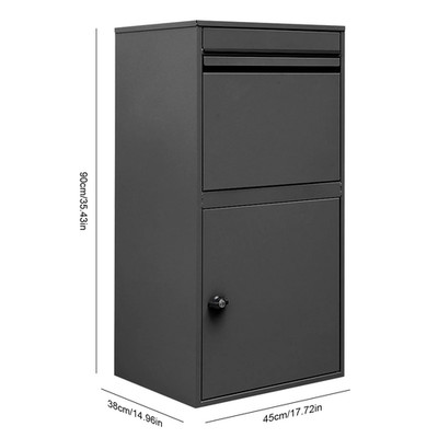 Package Delivery Boxes for outside Extra Large Parcel Drop Boxes Anti-Theft Galv