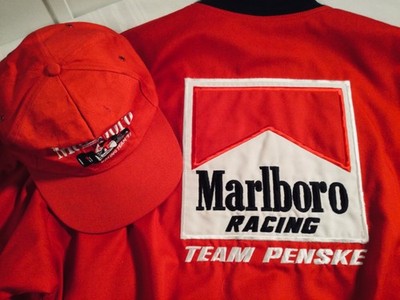 INDY CAR - TEAM PENSKE Promotional MARLBORO Jacket (XL)US with Cap