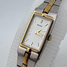 VTG Seiko Quartz Watch 2E20-7479 Women Dual T...