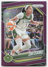 2025 Panini Prizm WNBA #110 Zia Cooke Purple Prizms #/149 Seattle Storm