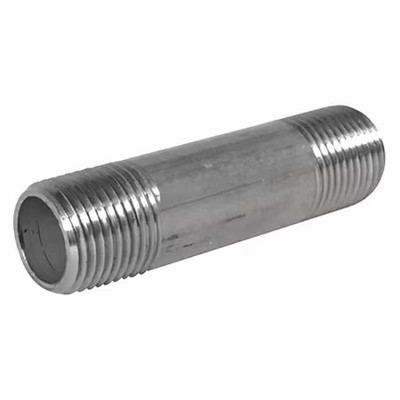 2'' Mnpt X 7'' Tbe Stainless Steel Pipe Nipple Sch 40, T4bni10