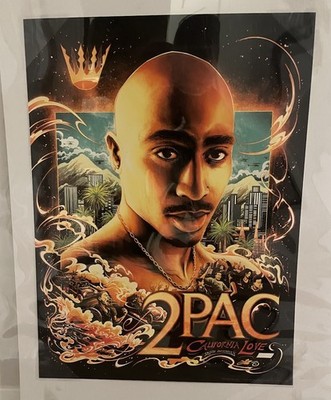 Tupac California Love Miles Tsang Rare LE Poster 