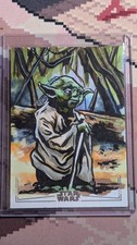 Marketplace image: 2026 Topps Chrome Star Wars Galaxy Yoda Sketch Card 1/1 Court