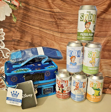 Disney Funko Vinyl Peter Pan 6-Pack W/ Loungefly Cooler Limited Edition (Read)