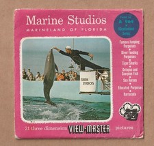 Complete set of three ViewMaster reels Marine Studios Marineland of Florida 1956