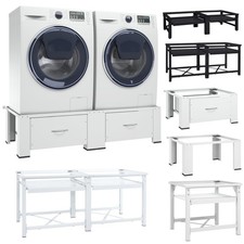 Waschmaschinen Untergestell Trockner Unterbau Sockel Podest ausziehbare Ablage