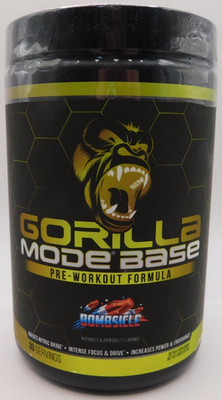 Gorilla Mode Base Pre-Workout Formula Bombsicle 372g Exp: 5/27 New & Sealed