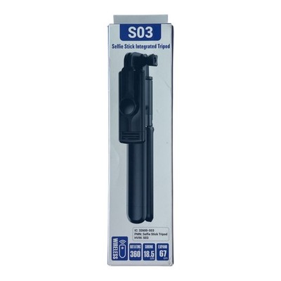 SO3 Selfie Stick Integrated Tripod Wireless 360* Rotating, B1