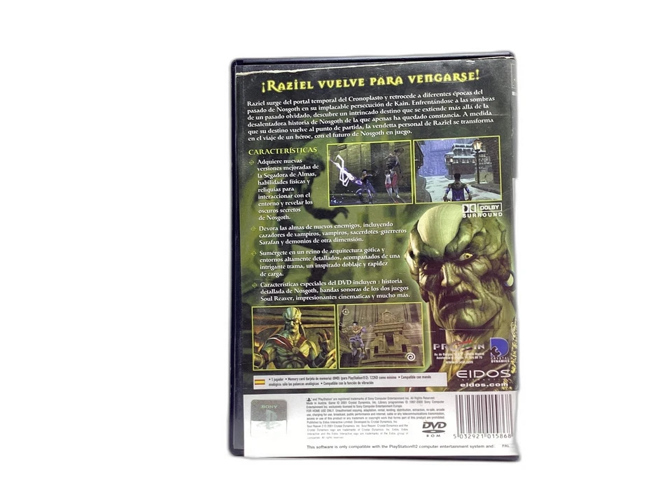 JUEGO PS2 SOUL REAVER 2 PS2 20308549, foto 2 de 4