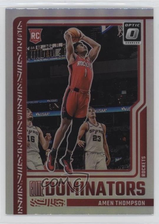 2023-24 Panini Donruss Optic Elite Dominators Holo Prizm Amen Thompson #15 1ng7