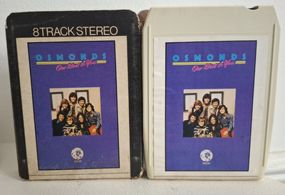 8 TRACK TAPE - THE OSMONDS - OUR BEST TO YOU - 8 TRACK CARTRIDGE