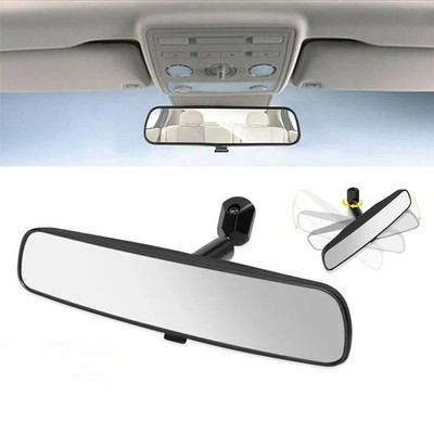 Universal Inner Inside Interior 10 Inch Rearview Rear View Mirror + Adhesive Kit