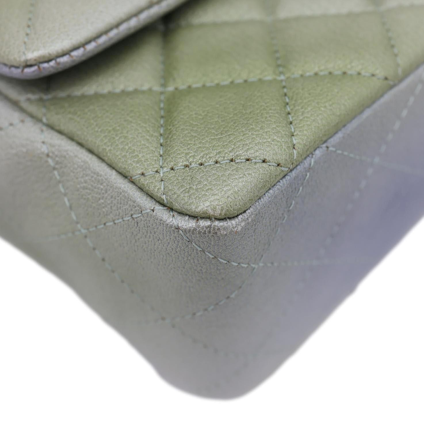 CHANEL Classic Rectangular Flap Mini Quilted Irid… - image 10