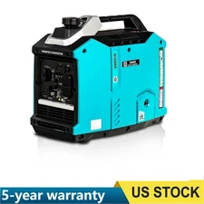 3000W Portable Inverter Generator Gas Powered Quiet for Camping Emergency Use