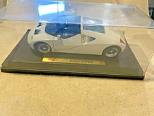 1/18th scale FORD GT 90 with Display case , Lived Its Whole Life In The Display