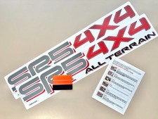 2 Pc - 4x4 All Terrain Sticker Decal Accessory Compatible W Sr5 22x4 In 2 Pc - 4x4 All Terrain Sticker Decal Accessory Compatible W Sr5 22x4 In