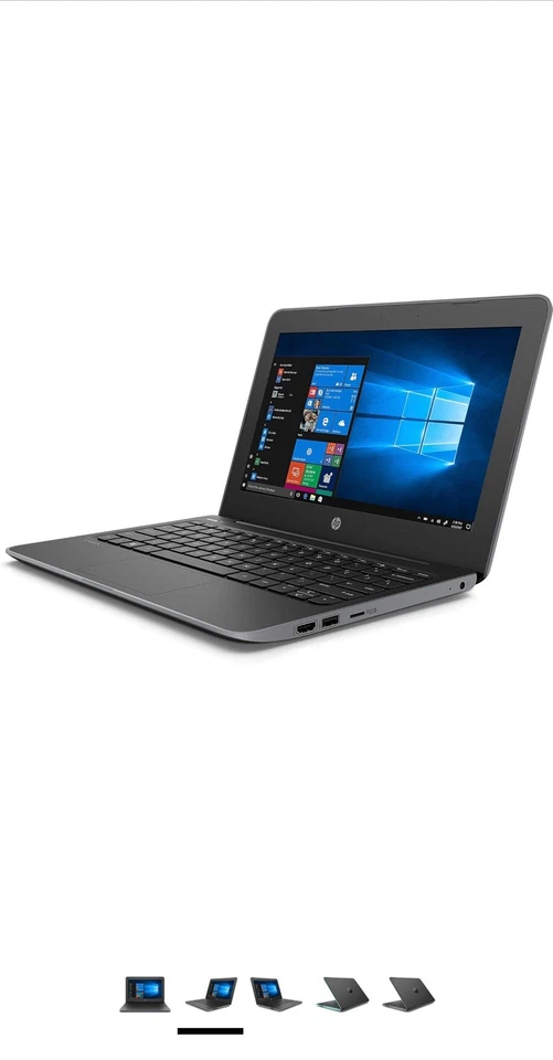 HP Stream 11 Pro G5 Laptop PC Computer 11.6" Celeron Windows 10 4GB RAM 64GB SSD - Image 4 of 4