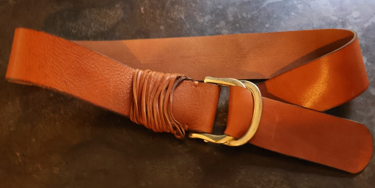 3921 Women\'s Leather Belt, Medium Brown D Ring Women main image 2