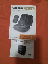 Rode Wireless Micro Microphone Kit - USB-C, Orange W/ Camera Receiver