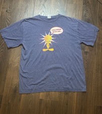 Vintage Looney Tunes Tweety Bird You Mess With Me Graphic T-Shirt