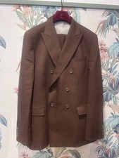Men’s Next Brown/Rust Double Breasted Suit With Trousers