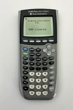 Texas Instruments TI-84 Plus Silver Edition Graphing Calculator-School-Tested