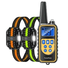 Heaflex Dog Shock Collar Remote, Training E-Collar, Waterproof, Beep, Vibrate, S