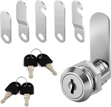 Mailbox Lock with 4 Keys,Post Box Lock Replacement,Comes with 5 Different Locks