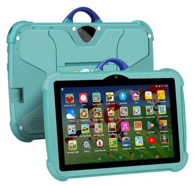 7'' Kinder Tablet Android 13 4GB RAM 64GB WiFi Lernen Kinder Blau Pink