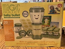 Magic Bullet Baby Bullet Food Maker Blender Processor 20-Piece Set BBR-2001M